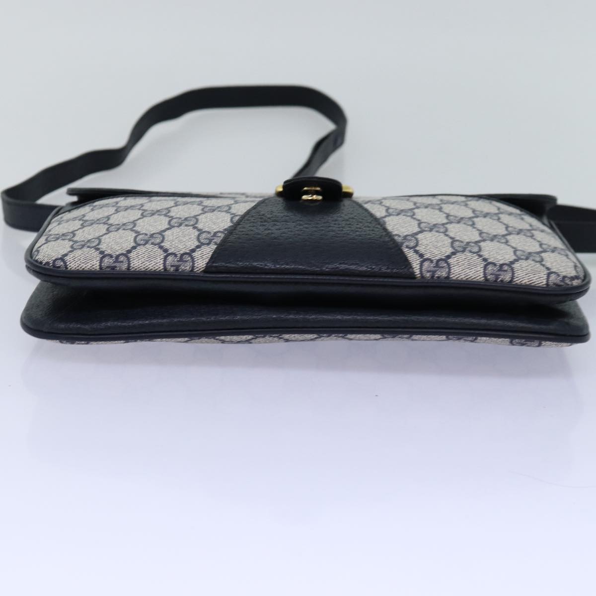GUCCI GG Supreme Shoulder Bag PVC Navy ep4236