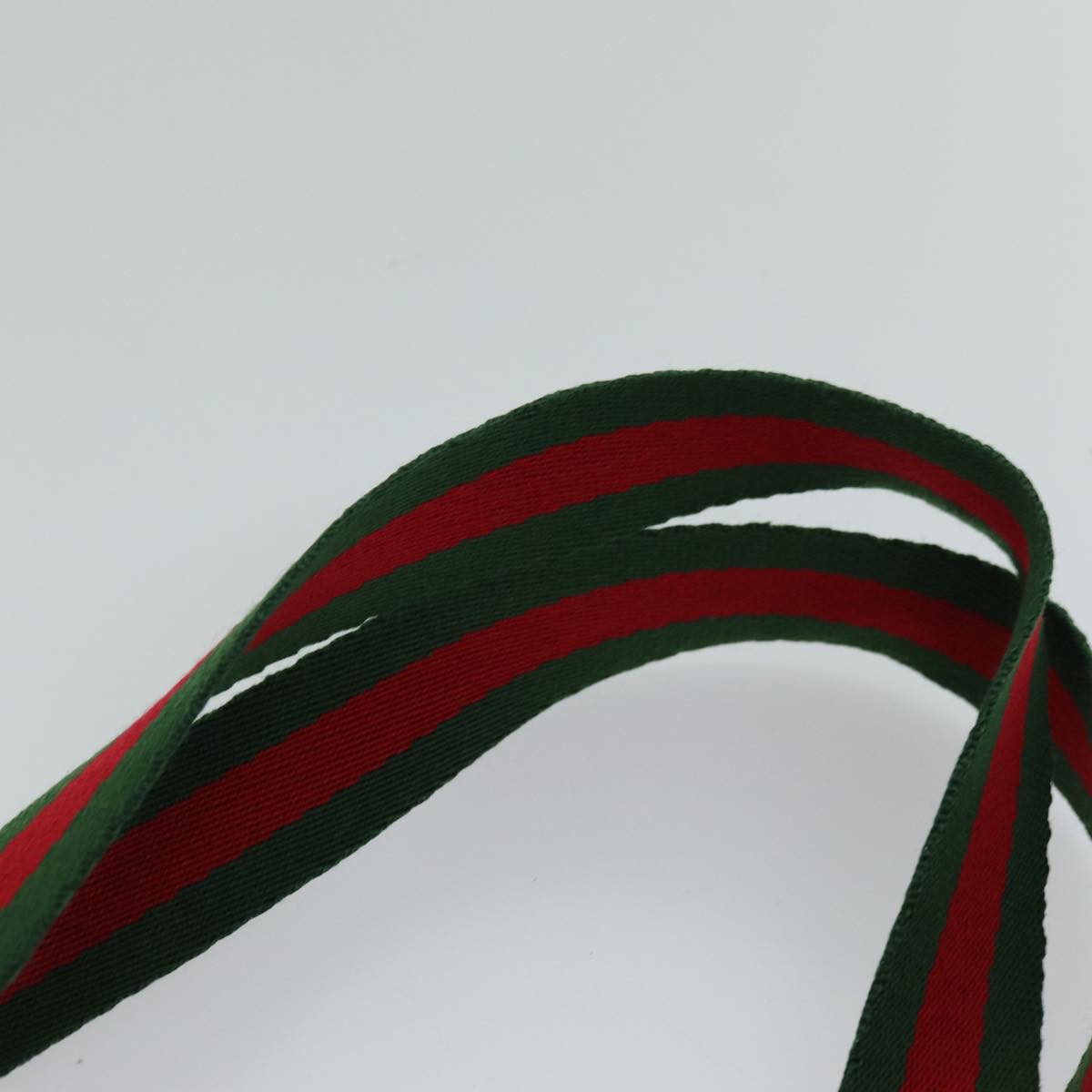 GUCCI GG Supreme Web Sherry Line Tote Bag PVC Red Beige Green ep4242