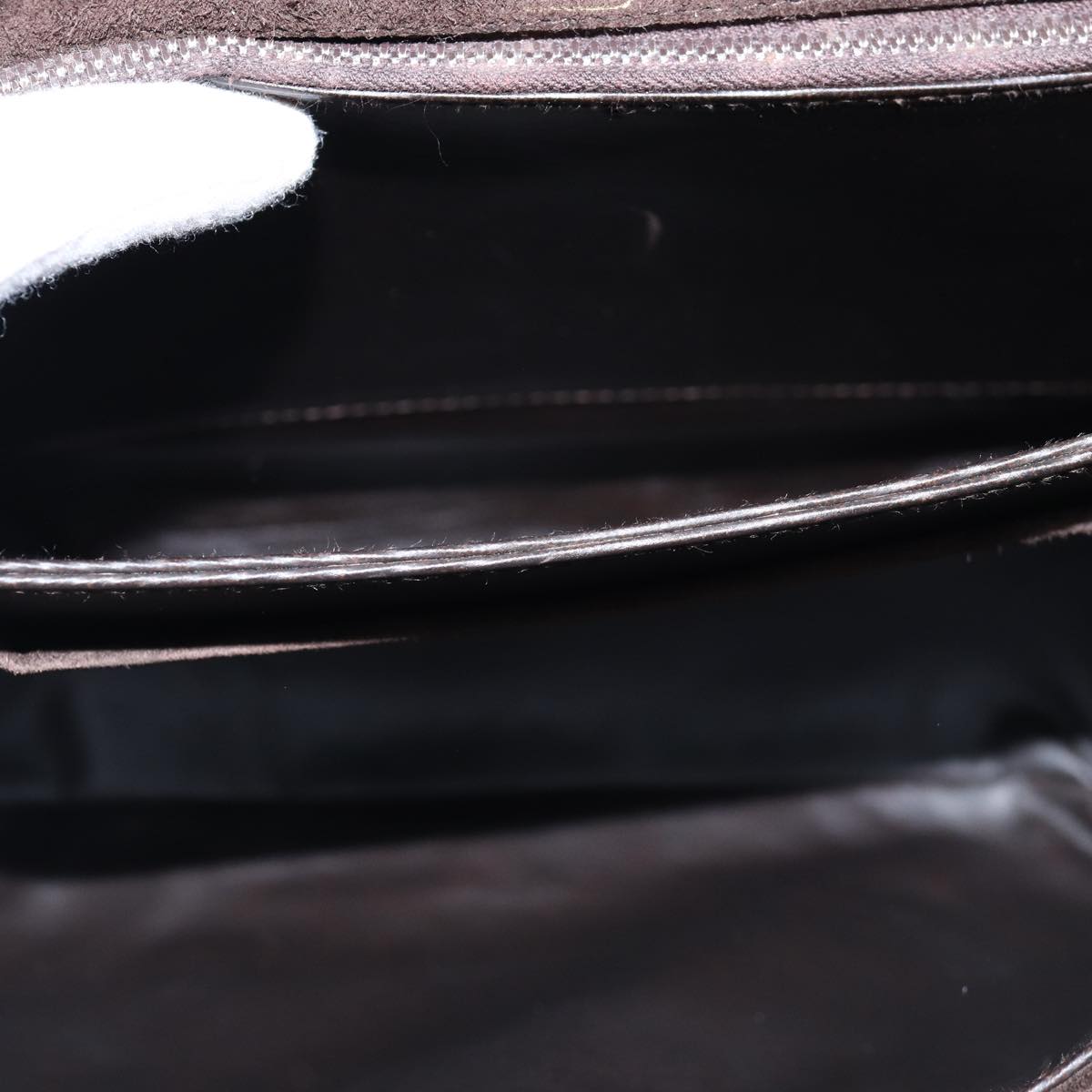 GUCCI Shoulder Bag Suede Leather Brown ep4243