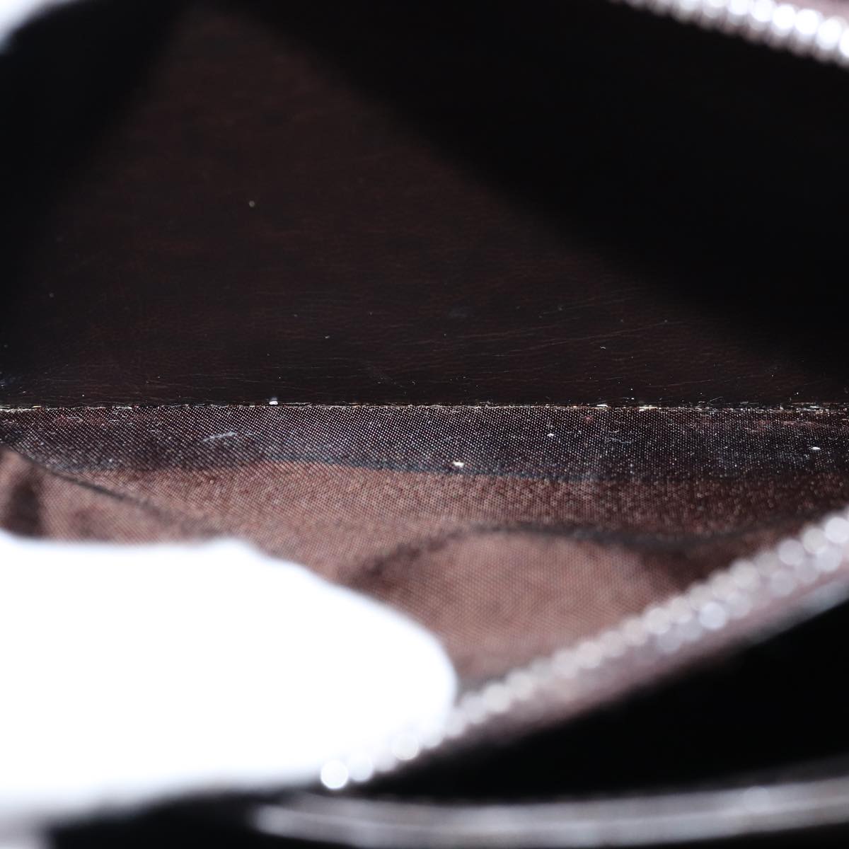 GUCCI Shoulder Bag Suede Leather Brown ep4243