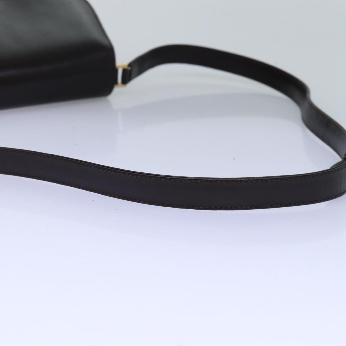 GUCCI Shoulder Bag Suede Leather Brown ep4243