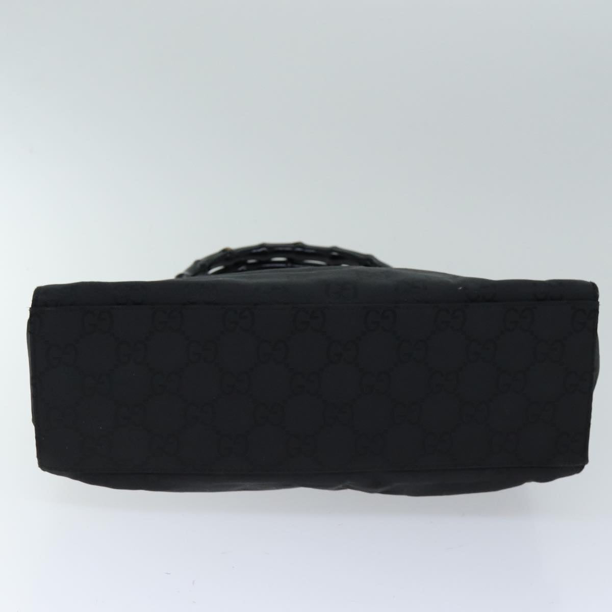 GUCCI Bamboo GG Canvas Hand Bag Black 002 1010 3754 ep4256