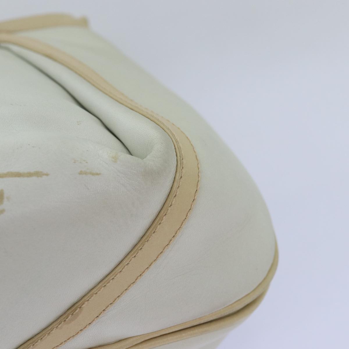 GUCCI Shoulder Bag Leather Beige ep4257