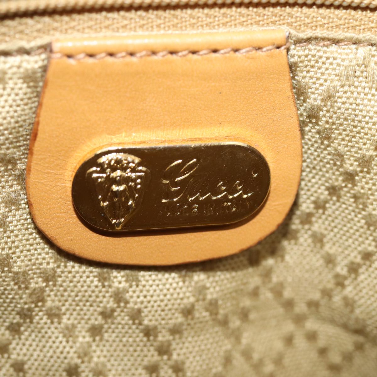 GUCCI Micro GG Supreme Boston Bag PVC Beige 002 25 2112 ep4263
