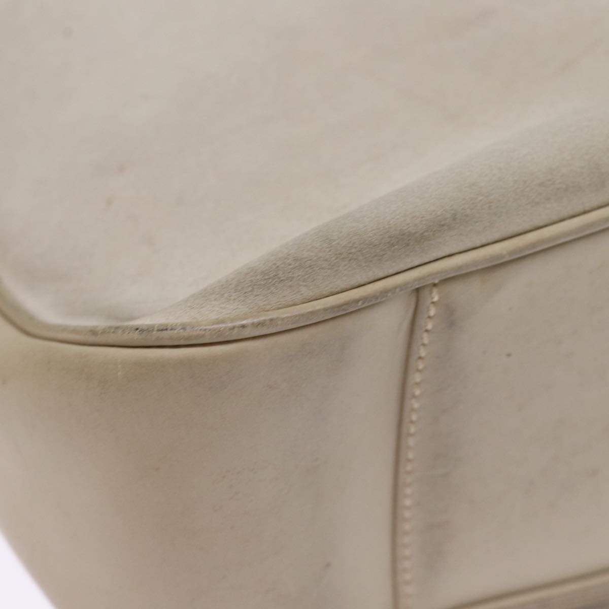 GUCCI Bamboo Hand Bag Suede 2way Beige 001 1014 1577 ep4292