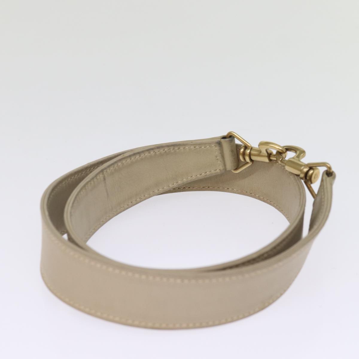 GUCCI Bamboo Hand Bag Suede 2way Beige 001 1014 1577 ep4292