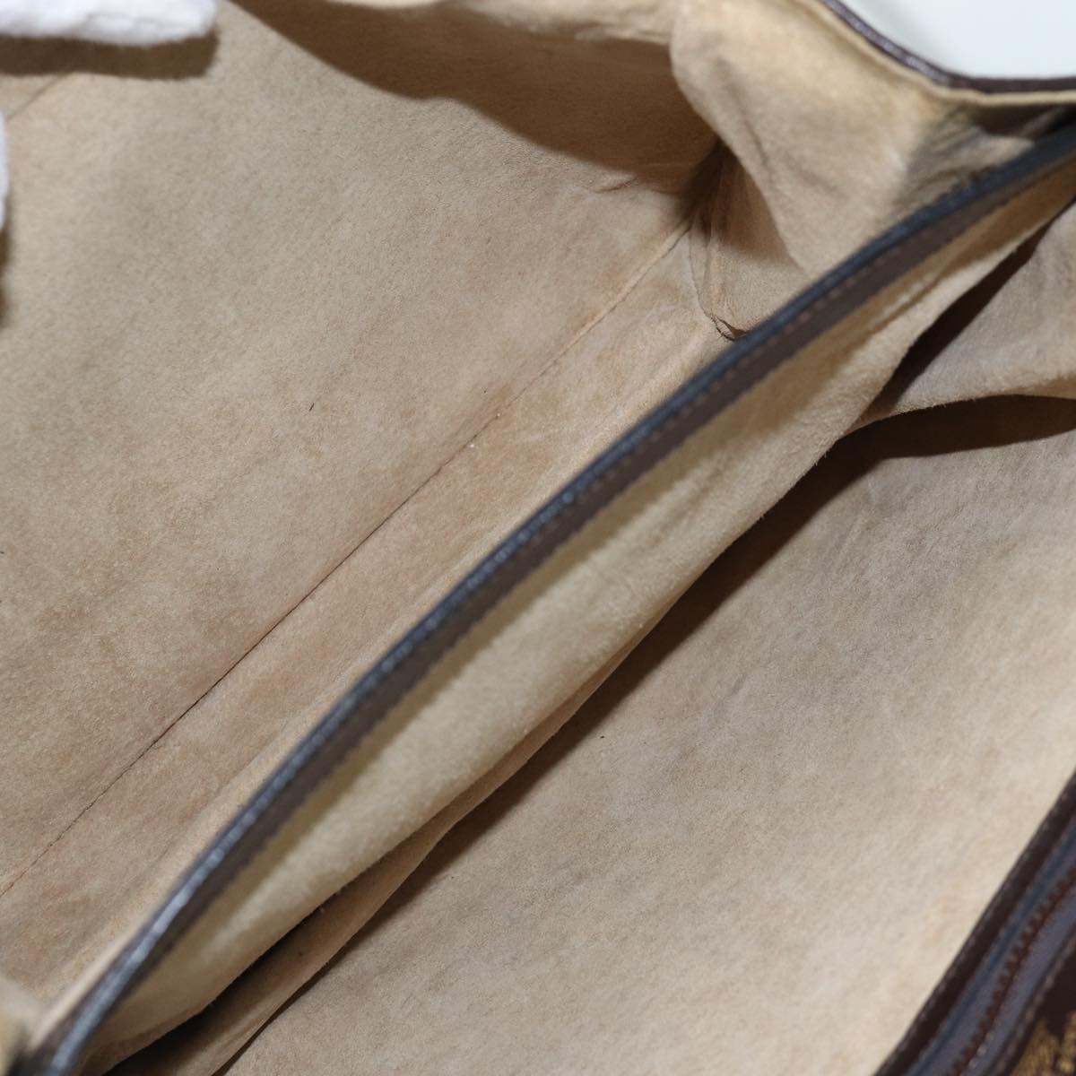 GUCCI Shoulder Bag Suede Brown ep4293