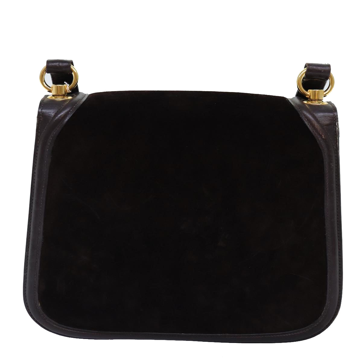 GUCCI Shoulder Bag Suede Brown ep4293
