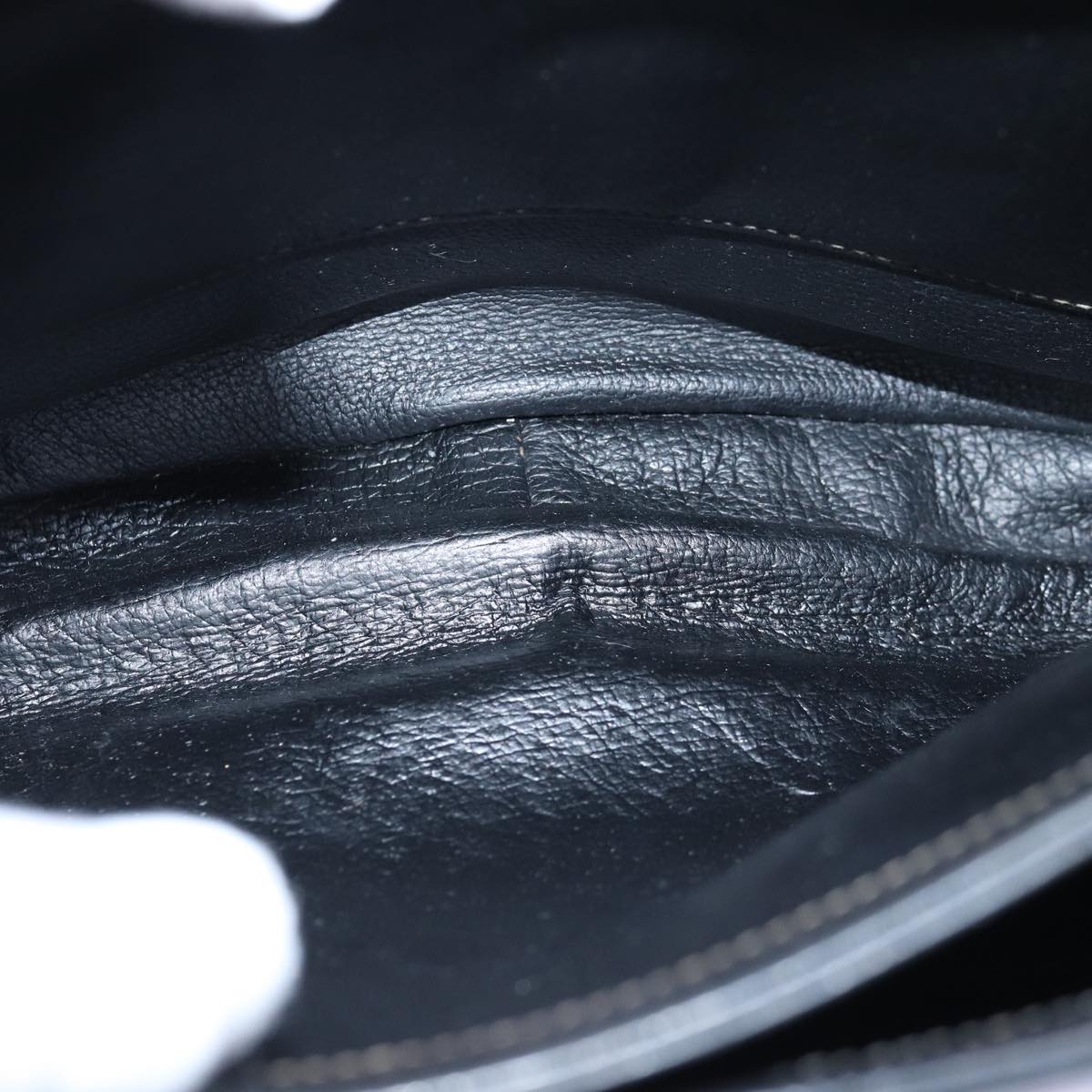 GUCCI Shoulder Bag Leather Black ep4294