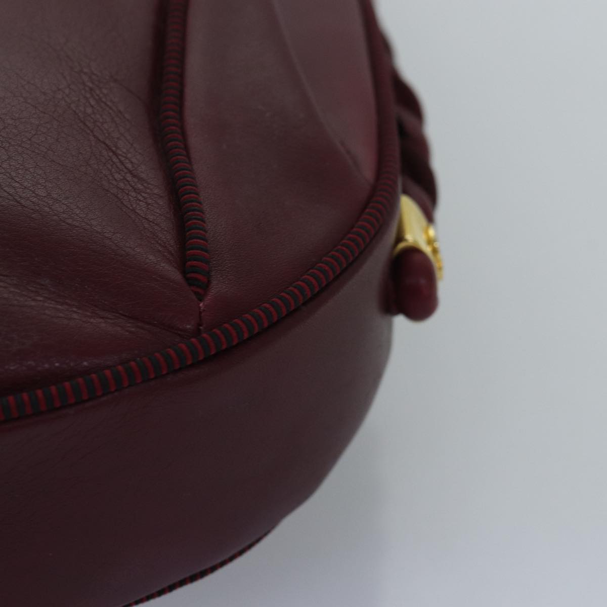 GUCCI Shoulder Bag Leather Red ep4297