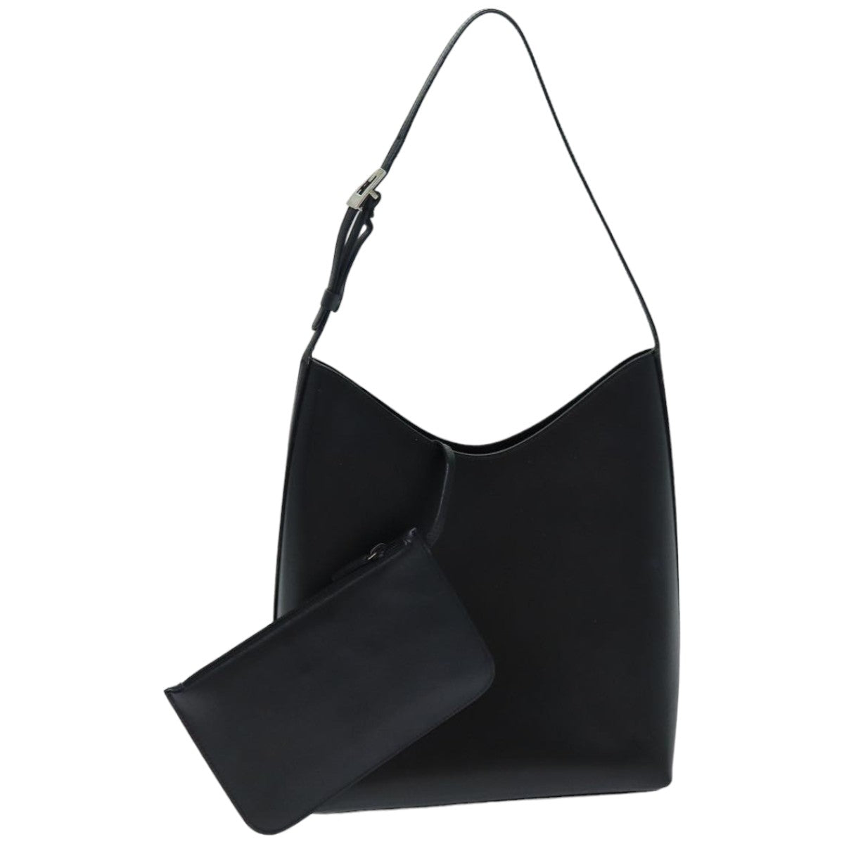 GUCCI Shoulder Bag Leather Black 001 1942 ep4306