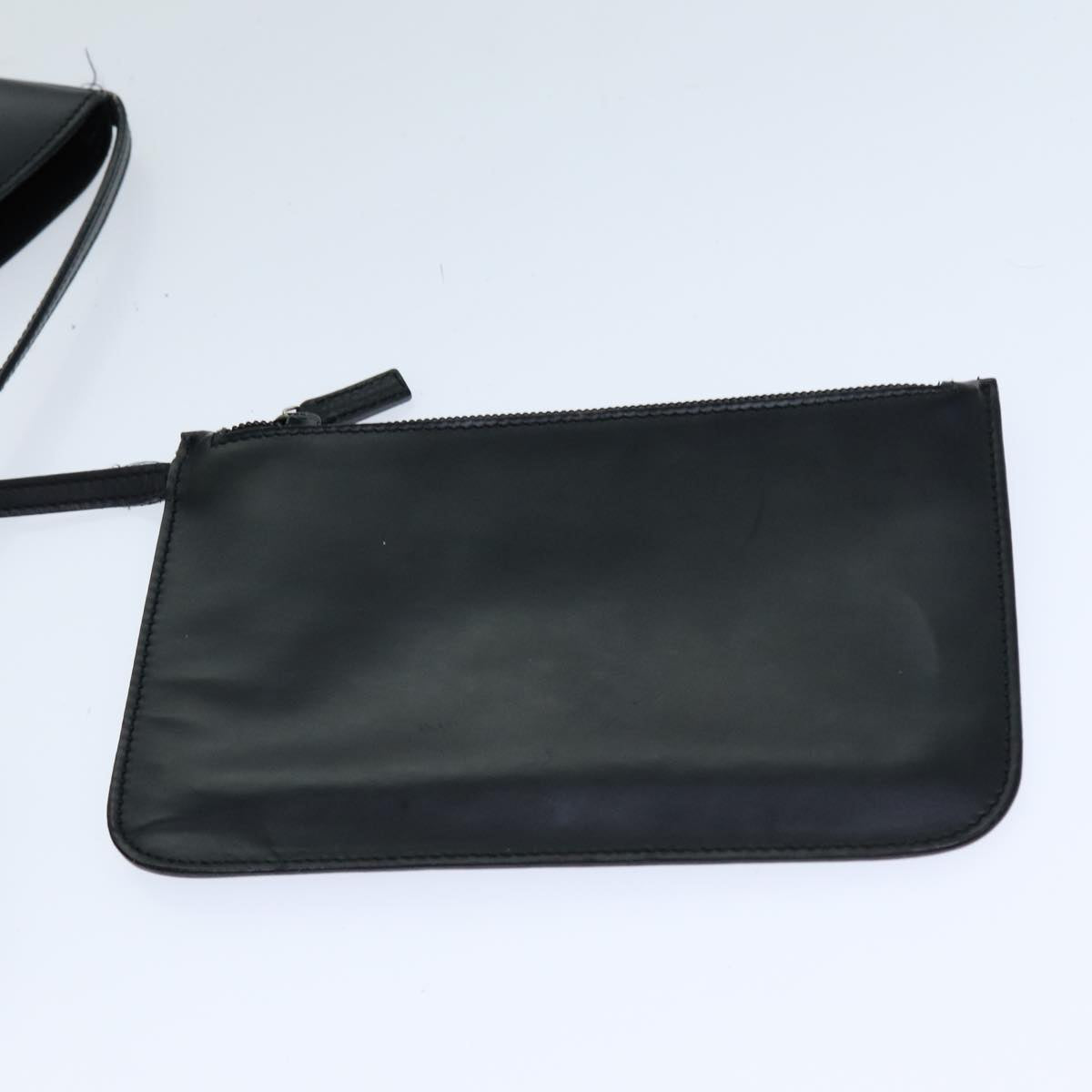 GUCCI Shoulder Bag Leather Black 001 1942 ep4306