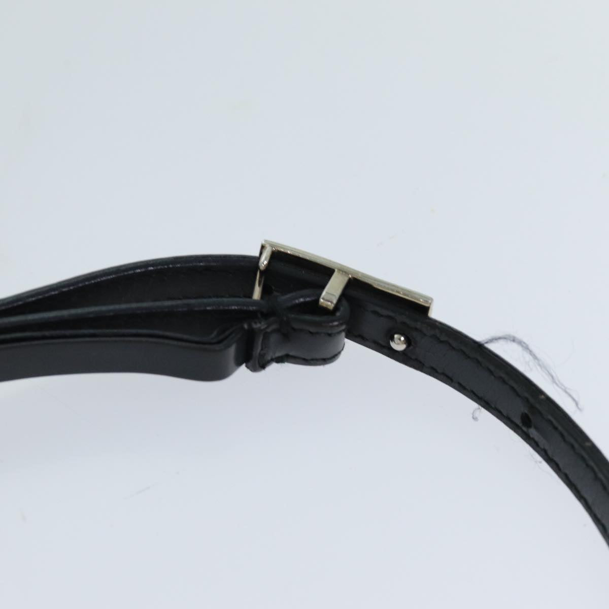 GUCCI Shoulder Bag Leather Black 001 1942 ep4306