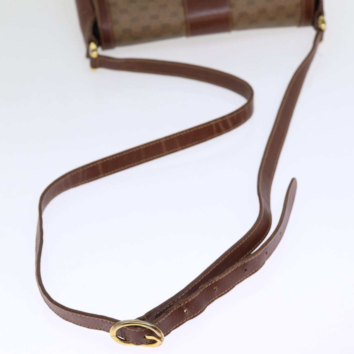 GUCCI Micro GG Supreme Shoulder Bag PVC Leather Brown 001 101 4425 ep4322