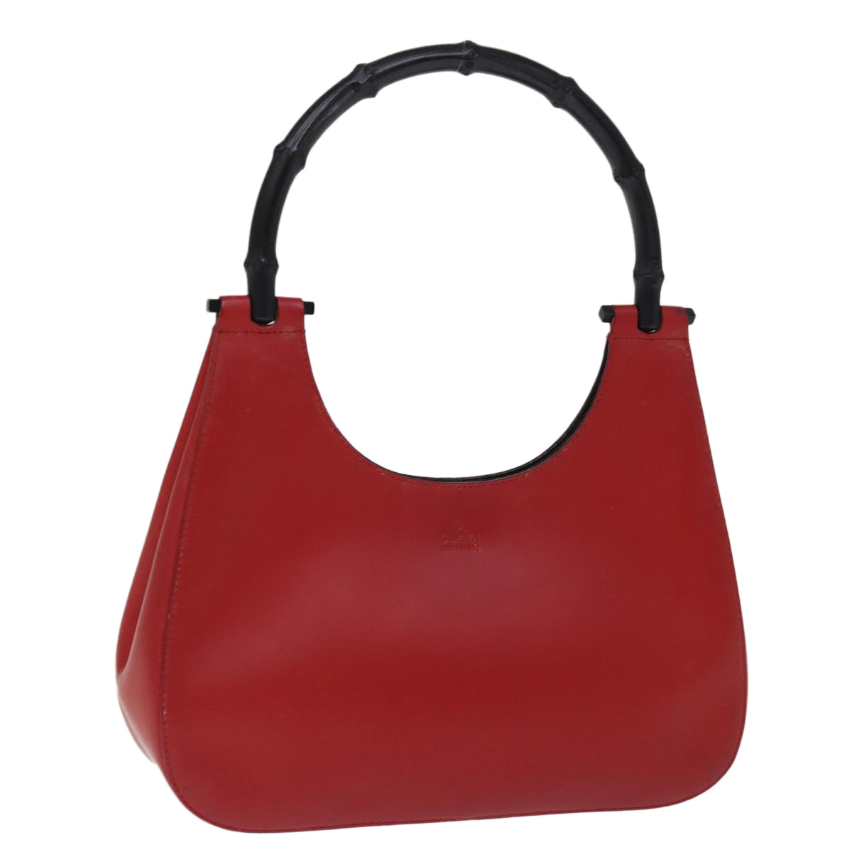 GUCCI Bamboo Hand Bag Leather Red 001 3761 ep4324