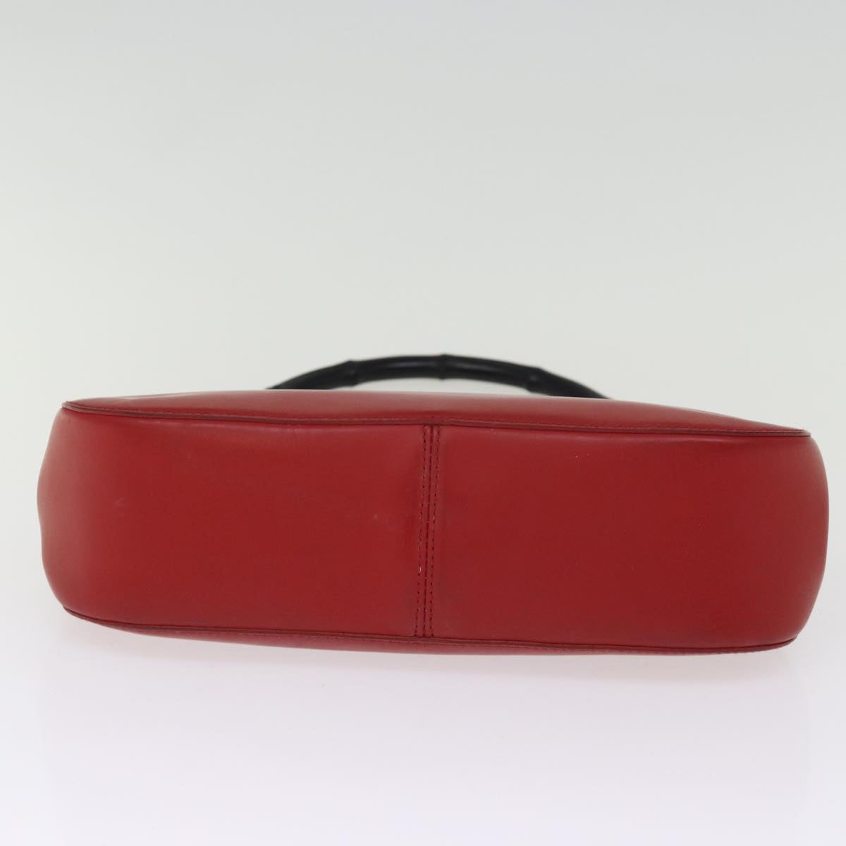 GUCCI Bamboo Hand Bag Leather Red 001 3761 ep4324