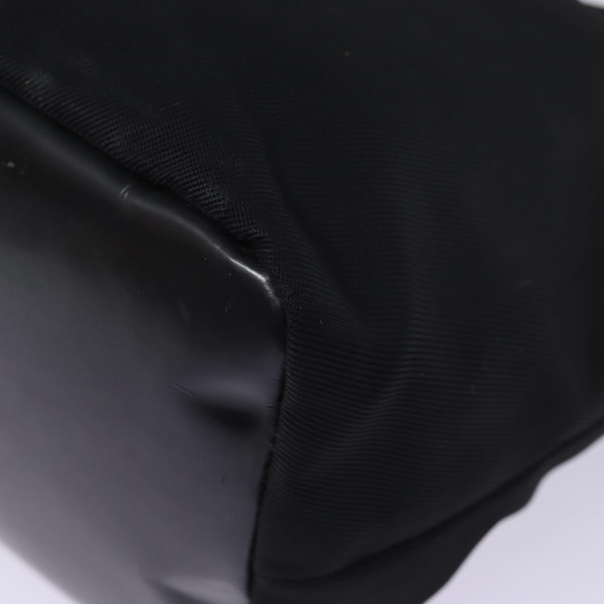GUCCI Bamboo Shoulder Bag Nylon Black ep4342