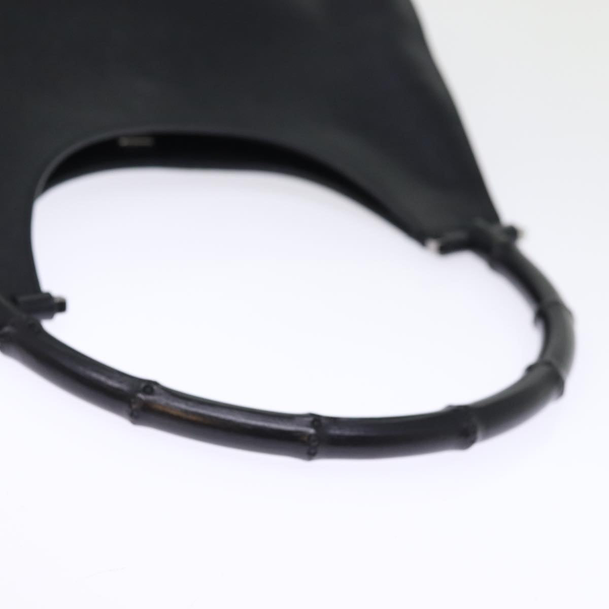 GUCCI Bamboo Shoulder Bag Leather Black 001 3739 3444 ep4344