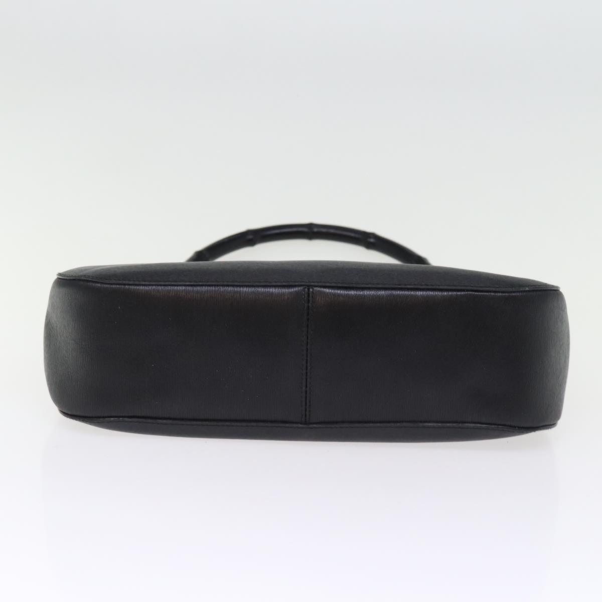 GUCCI Bamboo Shoulder Bag Leather Black 001 3739 3444 ep4344