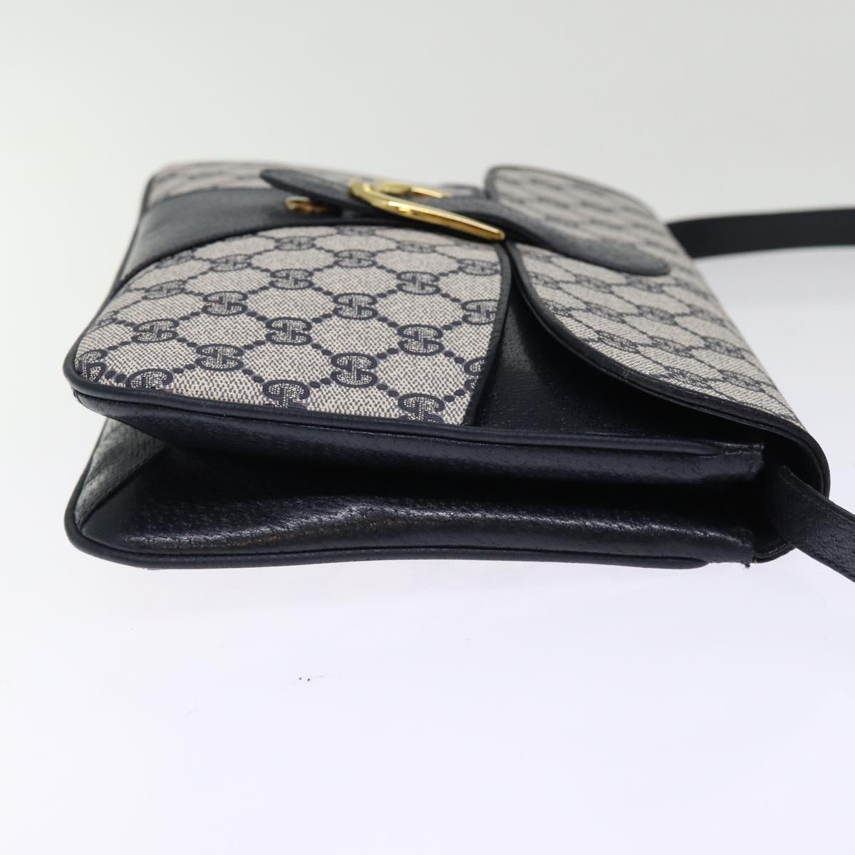 GUCCI GG Supreme Shoulder Bag PVC Navy ep4363