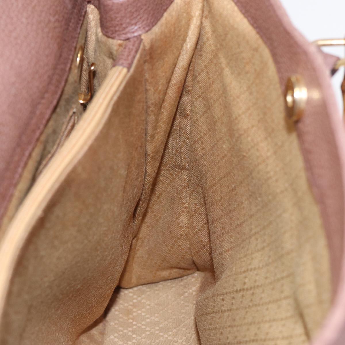 GUCCI Bamboo Hand Bag Suede Leather 2way Brown 002 2855 0322 0 ep4371
