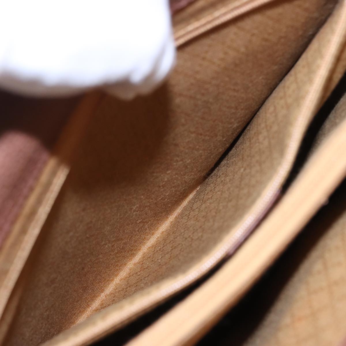 GUCCI Bamboo Hand Bag Suede Leather 2way Brown 002 2855 0322 0 ep4371