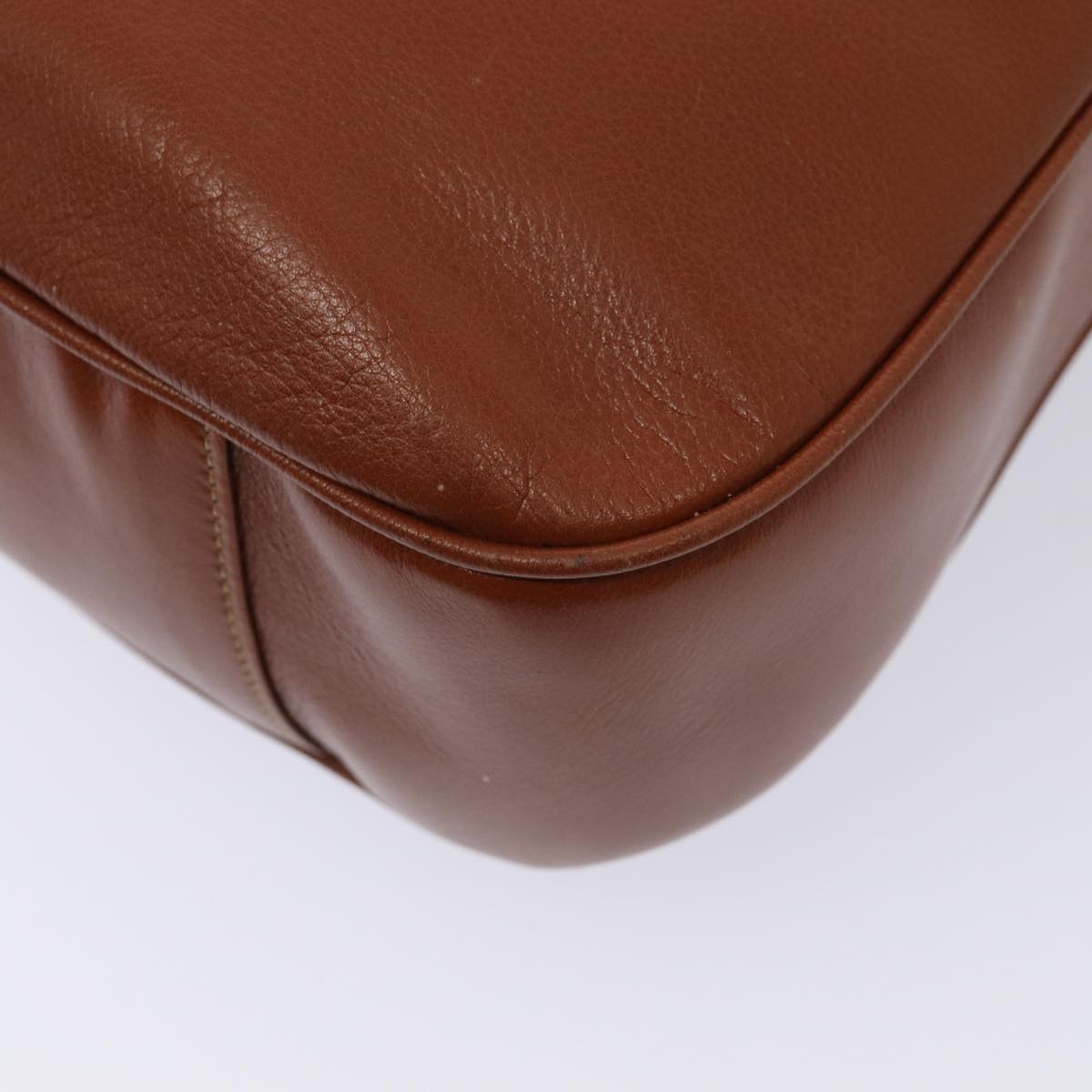 GUCCI Bamboo Hand Bag Leather Brown 001 1781 1577 ep4379