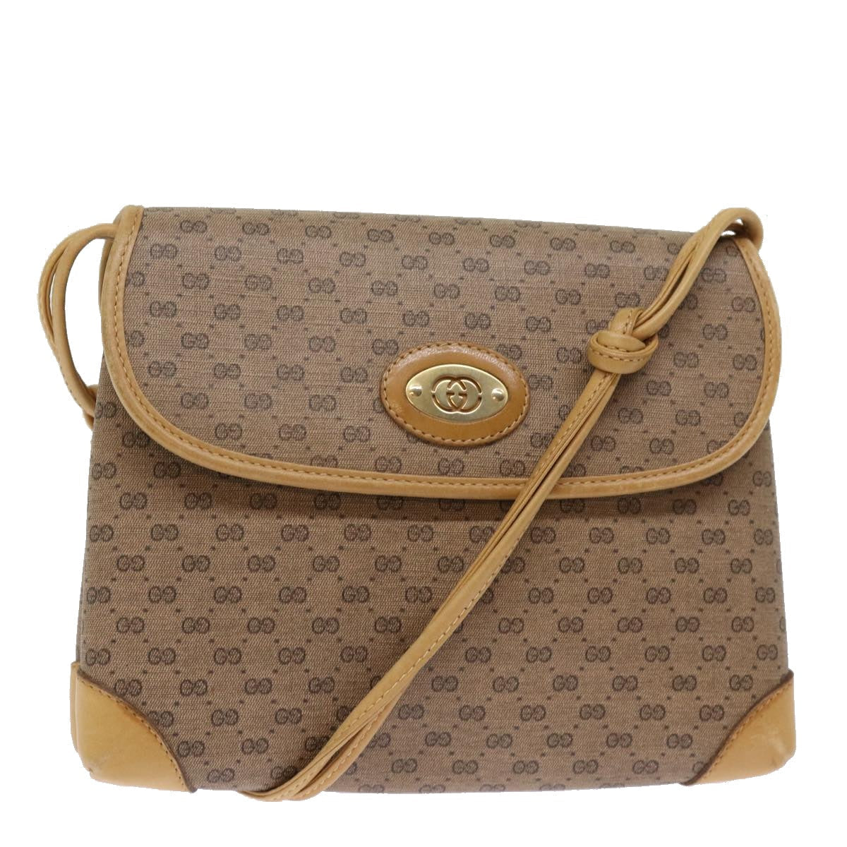 GUCCI Micro GG Supreme Shoulder Bag PVC Beige 49 007 5548 ep4382