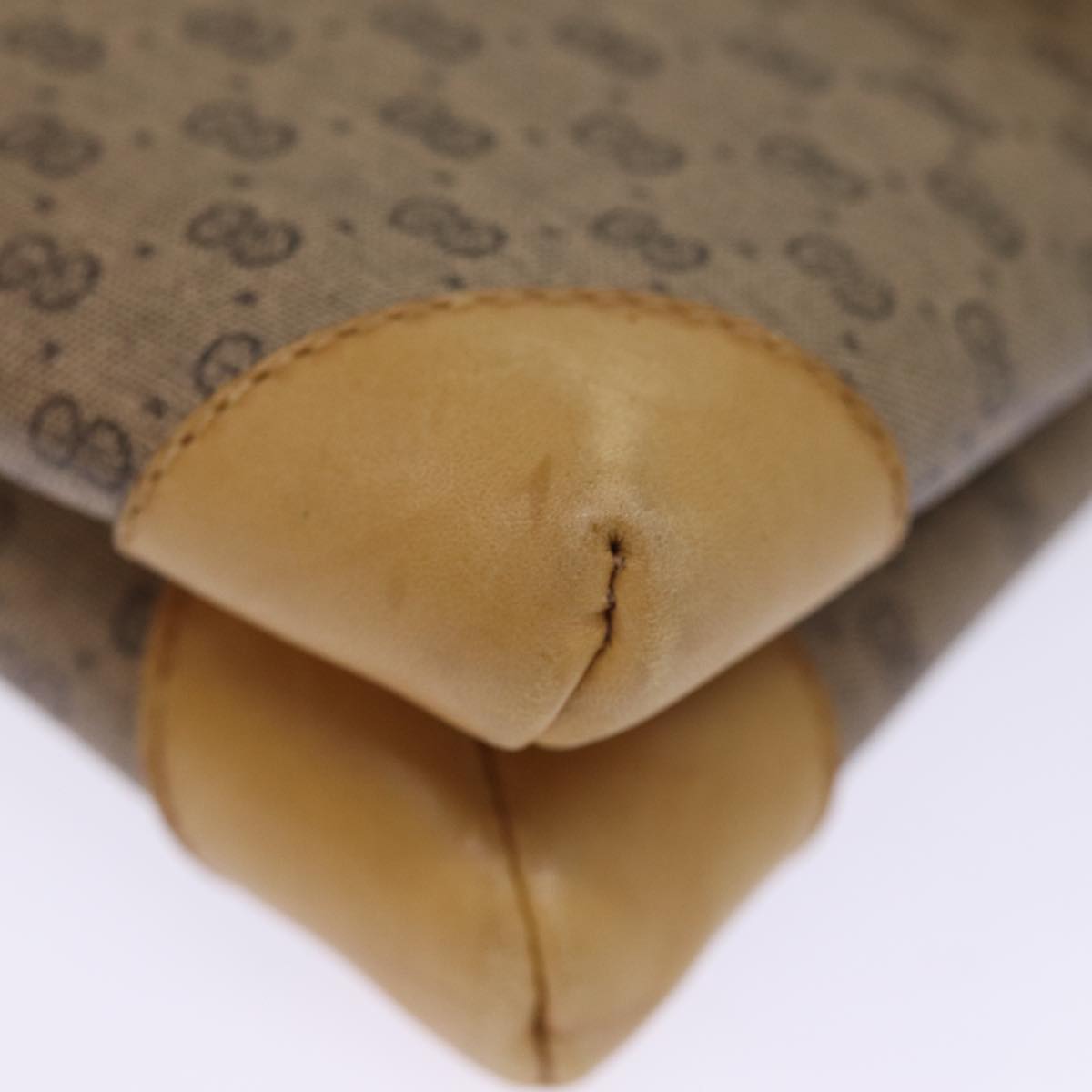 GUCCI Micro GG Supreme Shoulder Bag PVC Beige 49 007 5548 ep4382