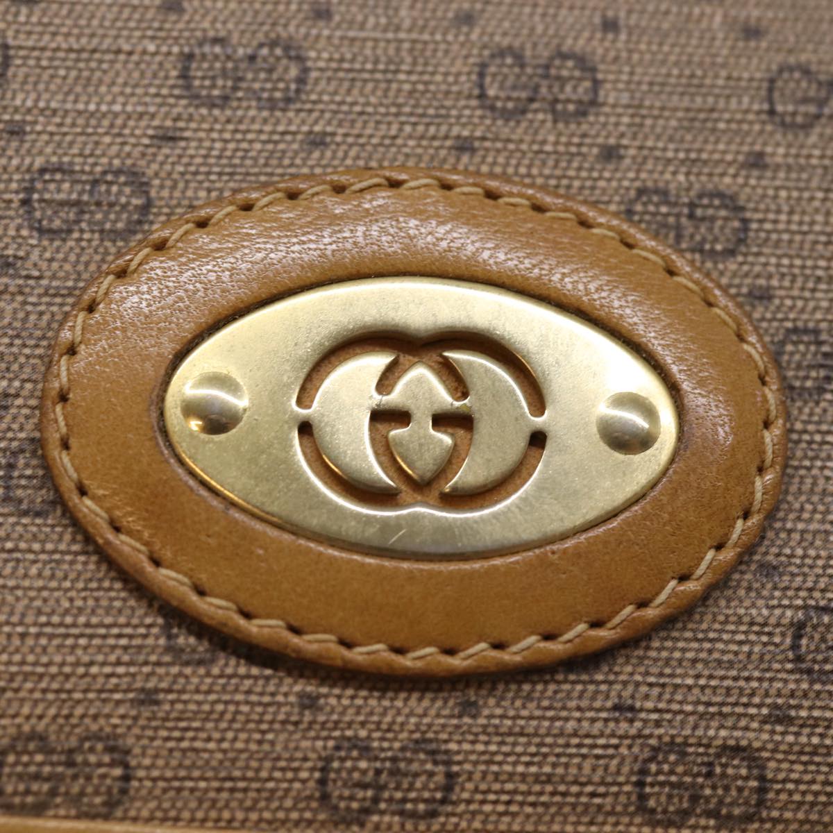 GUCCI Micro GG Supreme Shoulder Bag PVC Beige 49 007 5548 ep4382
