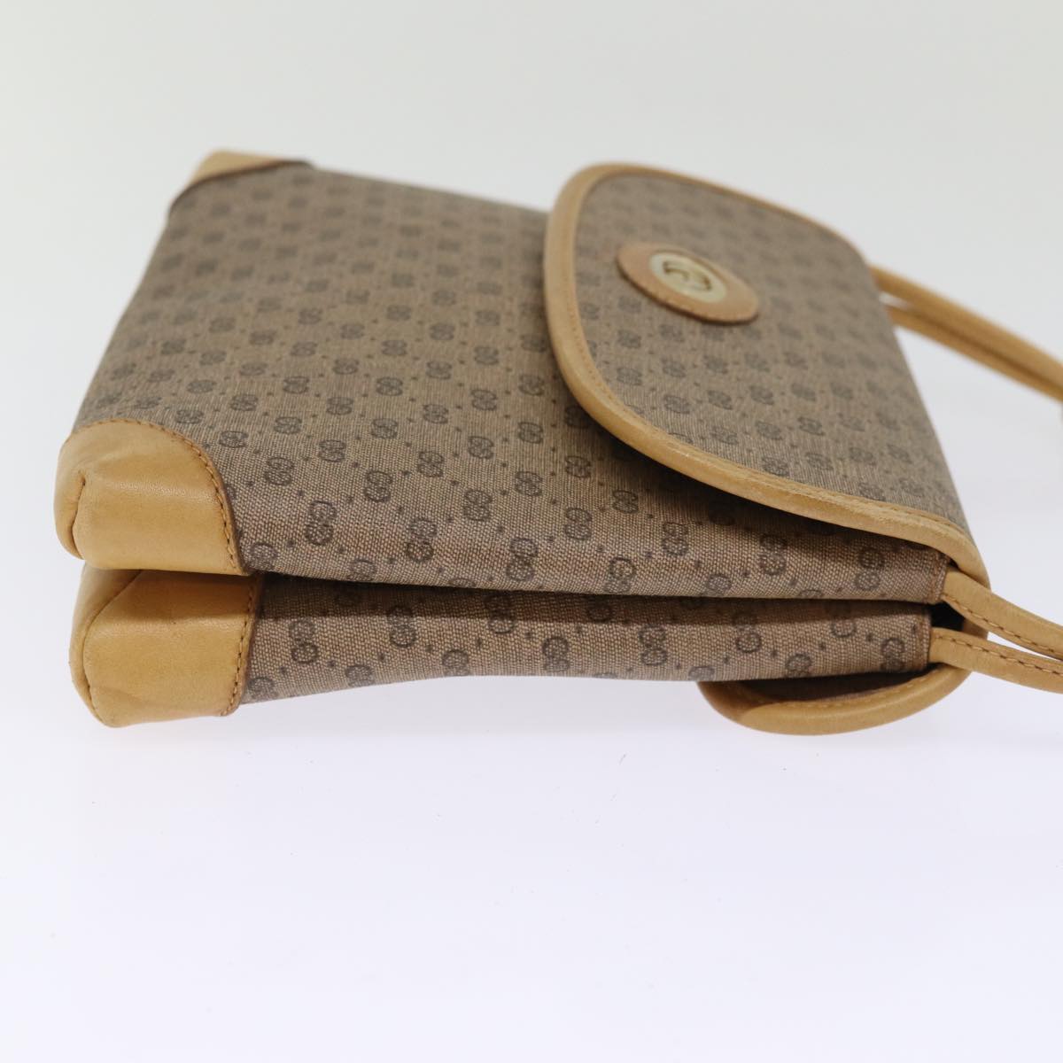 GUCCI Micro GG Supreme Shoulder Bag PVC Beige 49 007 5548 ep4382