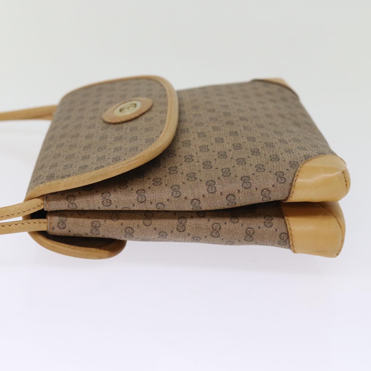 GUCCI Micro GG Supreme Shoulder Bag PVC Beige 49 007 5548 ep4382