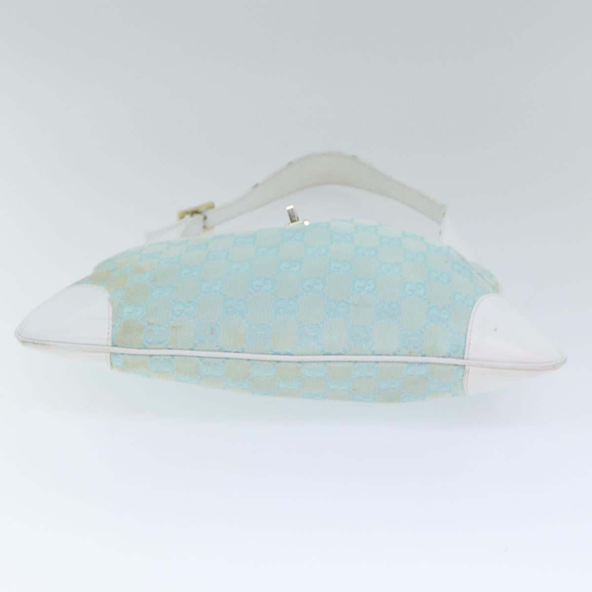 GUCCI GG Canvas Jackie Shoulder Bag Light Blue 001 4057 ep4384