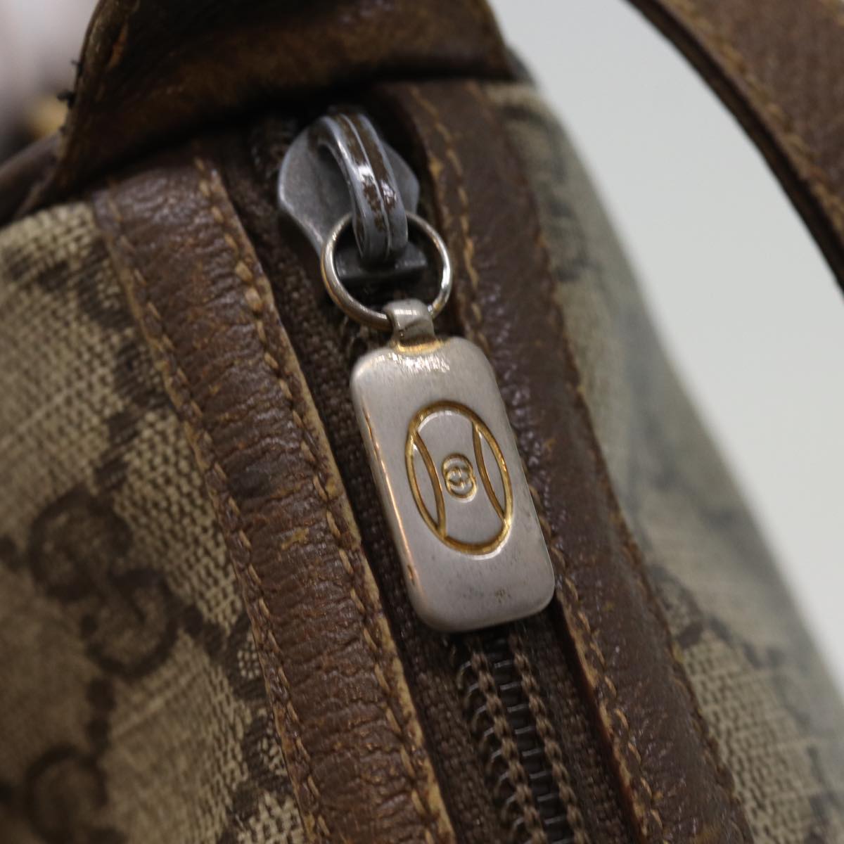 GUCCI GG Supreme Web Sherry Line Shoulder Bag Beige Red 56 02 032 ep4400