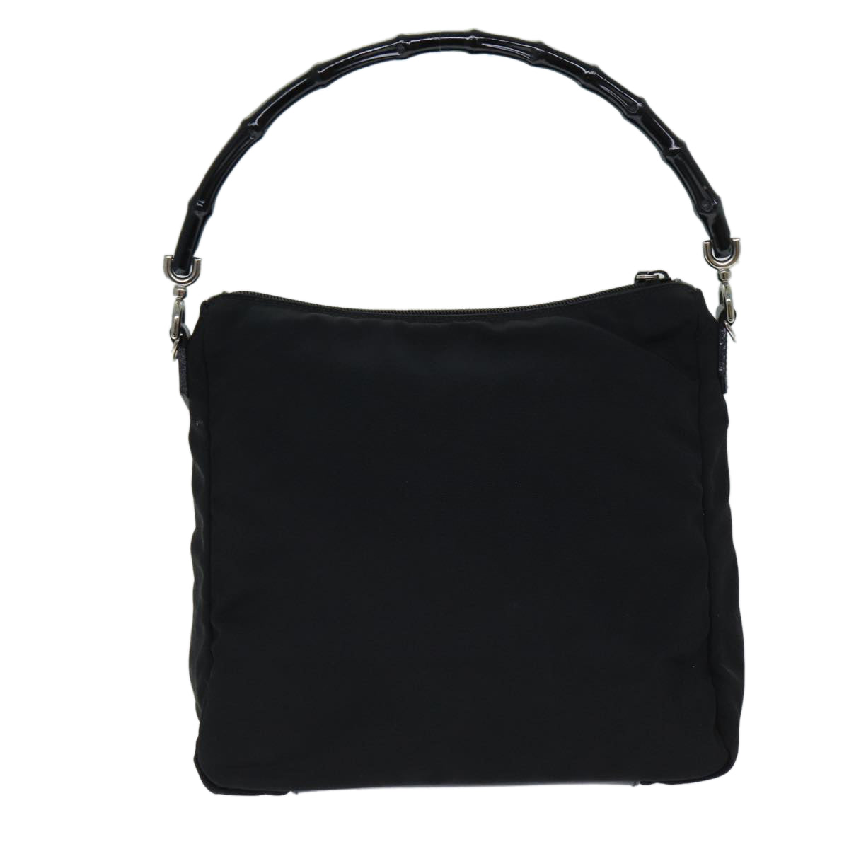 GUCCI Bamboo Shoulder Bag Nylon Black 000 0509 2122 ep4409