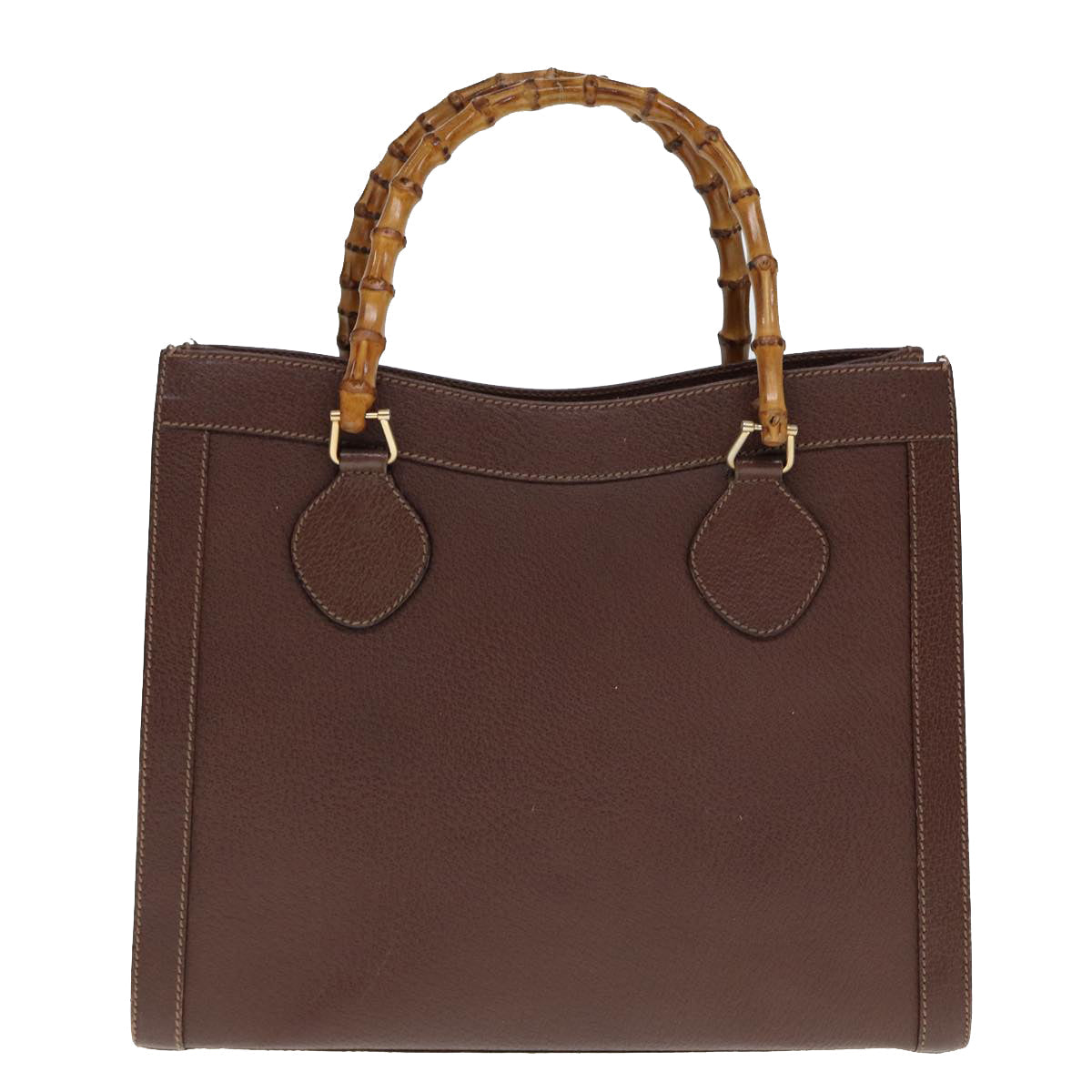 GUCCI Bamboo Tote Bag Leather Brown 002 1186 0269 ep4413