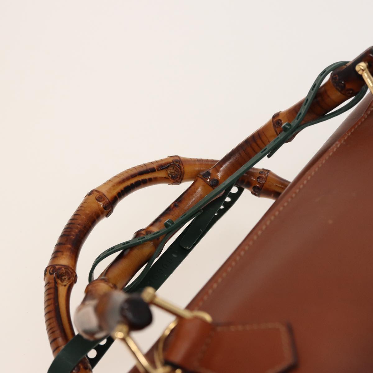 GUCCI Bamboo Tote Bag Leather 2way Brown 002 2855 0322 0 ep4414