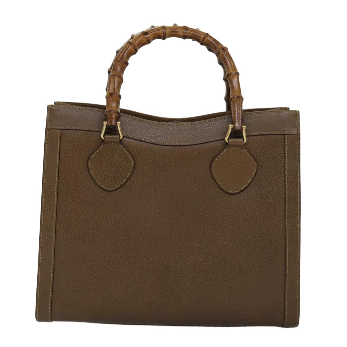GUCCI Bamboo Tote Bag Leather Brown 002 1186 0260 ep4426