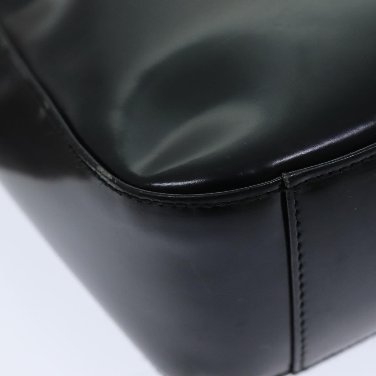 GUCCI Shoulder Bag Patent leather Black ep4433