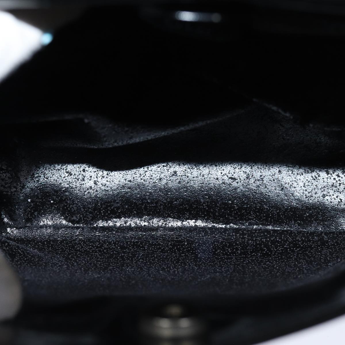 GUCCI Shoulder Bag Patent leather Black ep4433