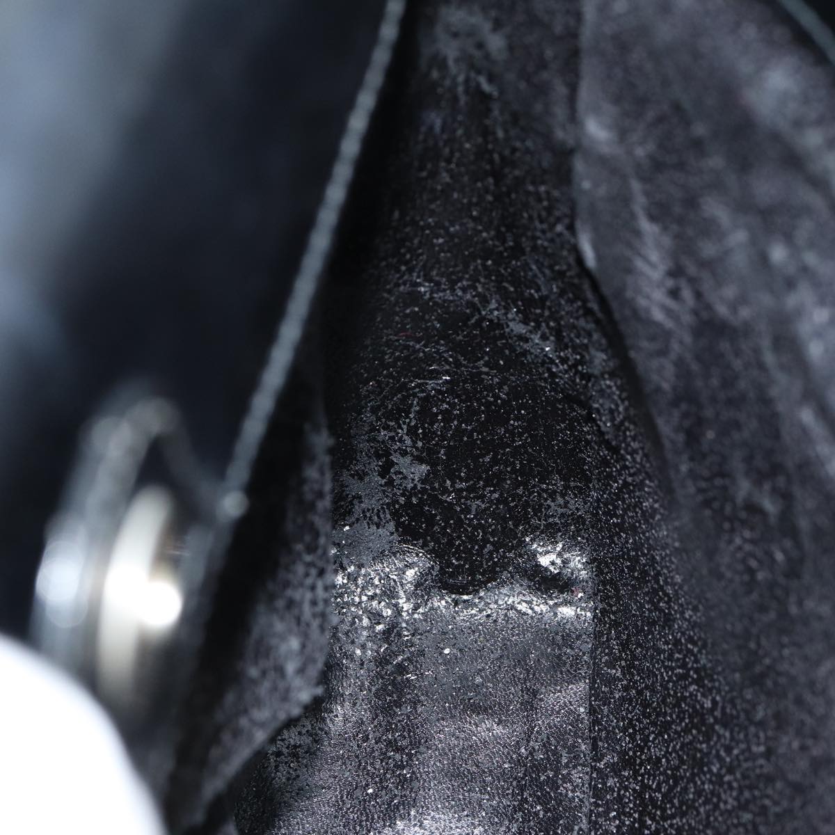 GUCCI Shoulder Bag Patent leather Black ep4433