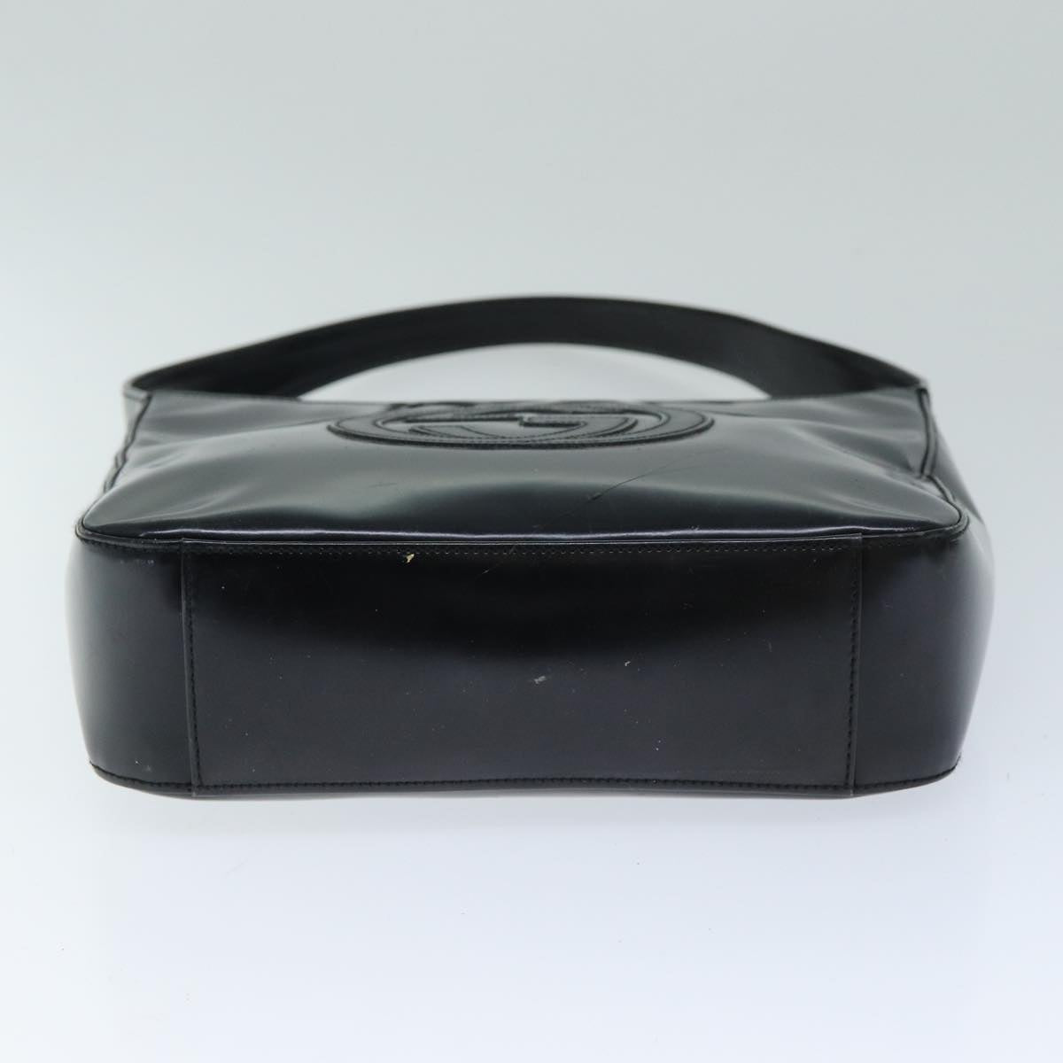 GUCCI Shoulder Bag Patent leather Black ep4433