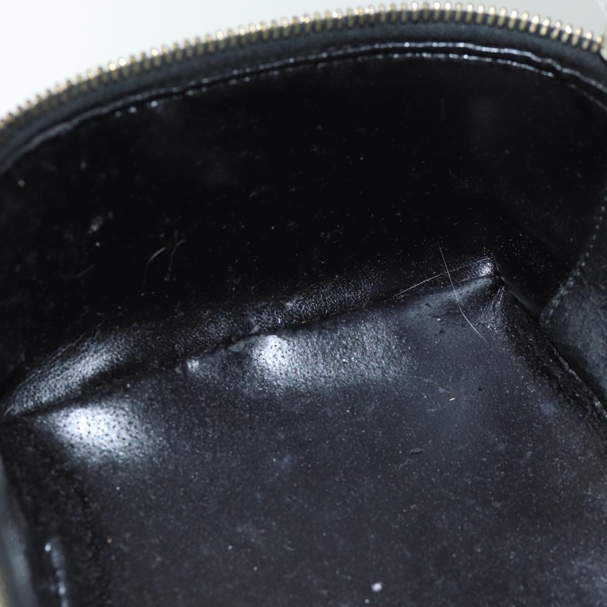 GUCCI Vanity Cosmetic Pouch Patent leather Black 032 1705 0150 ep4445