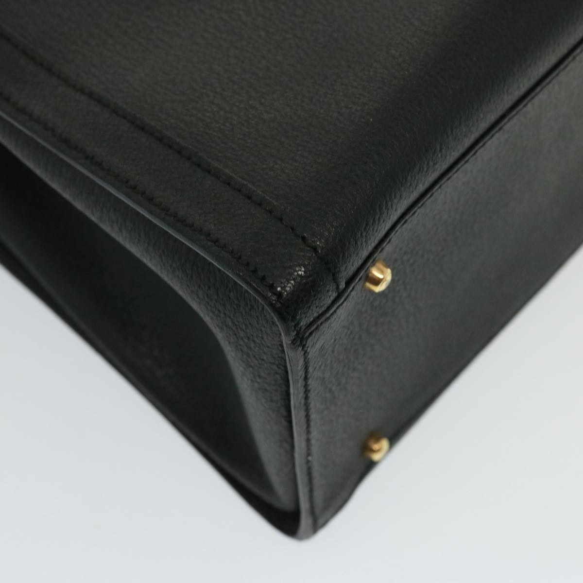 GUCCI Bamboo Tote Bag Leather Black 002 2853 0260 0 ep4449