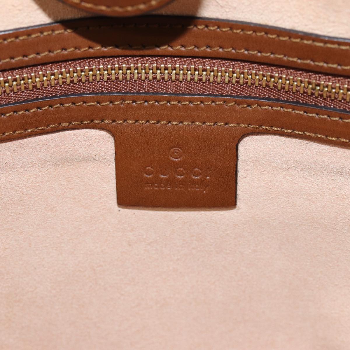 GUCCI GG Supreme Hand Bag PVC 2way Beige 473887 ep4453