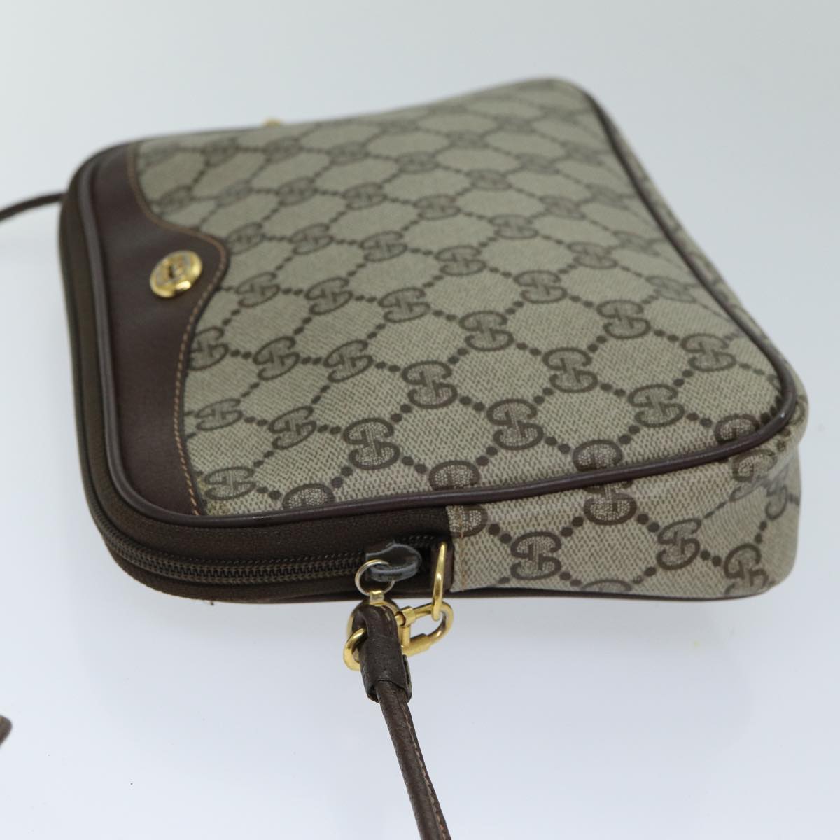 GUCCI GG Supreme Shoulder Bag Beige Brown 97 02 068 ep4465