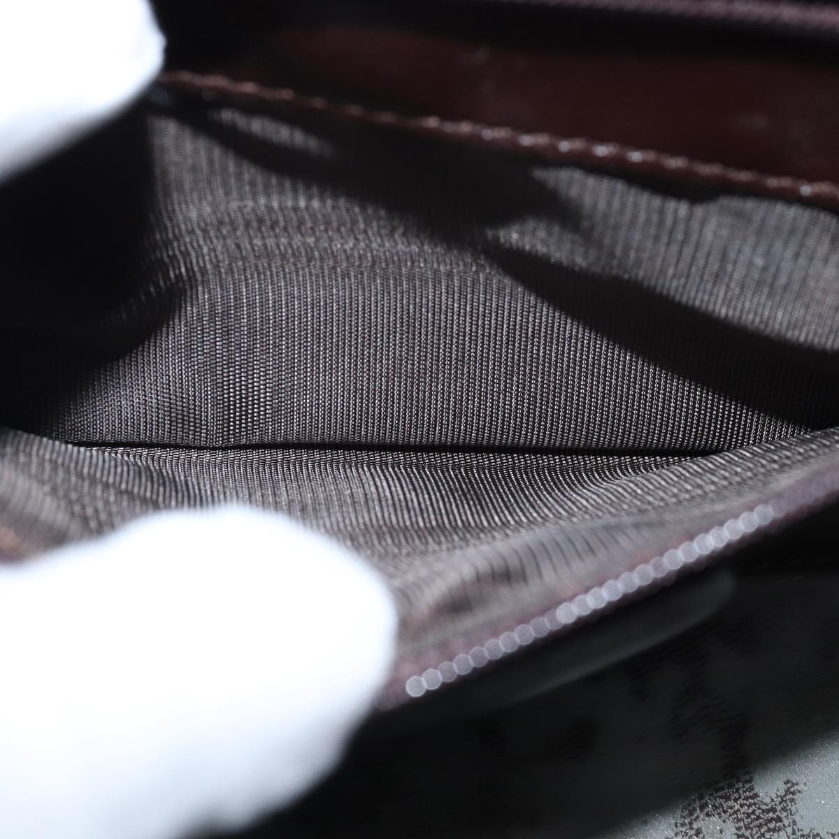 GUCCI Bamboo Vanity Cosmetic Pouch Patent Brown 013 2122 2490 ep4474