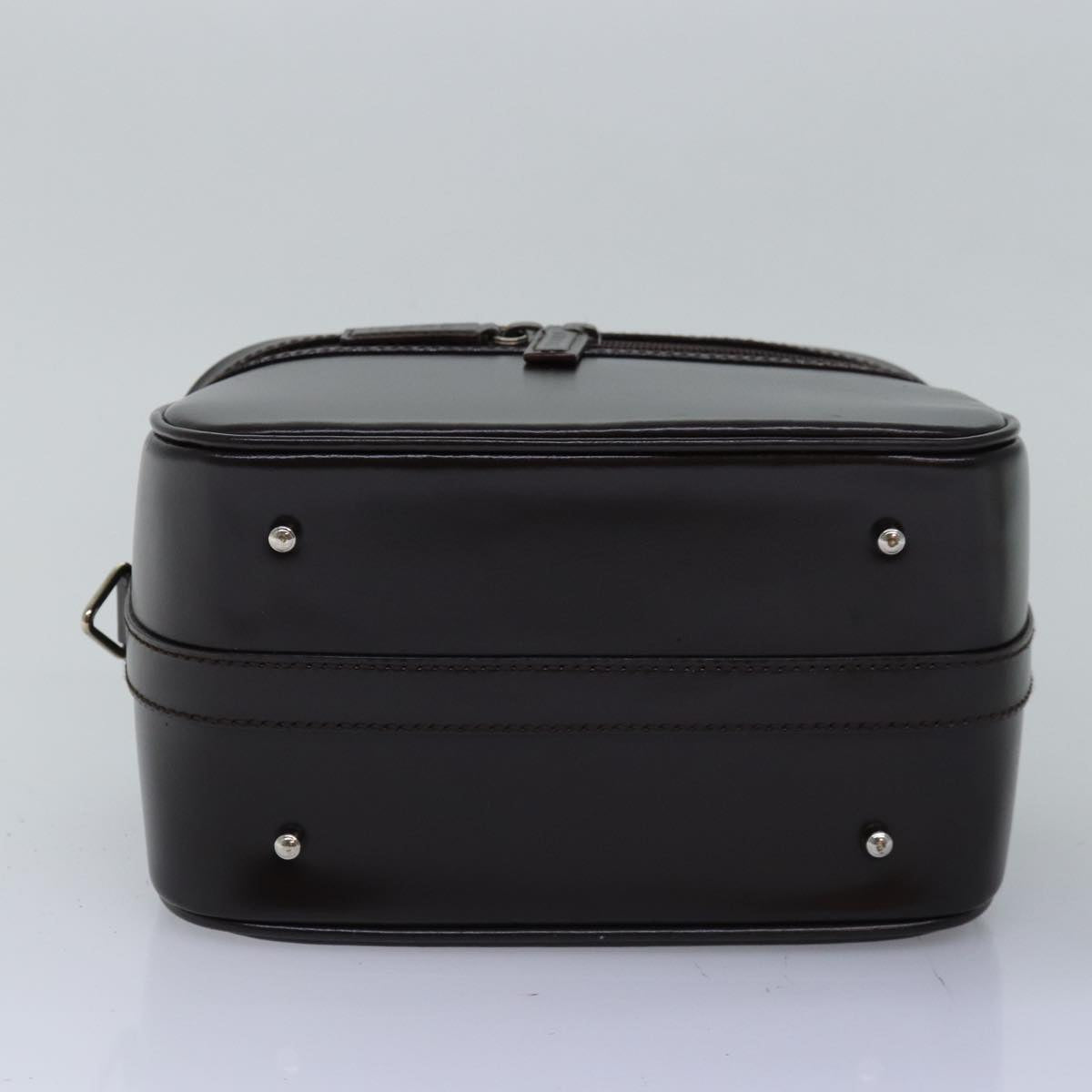 GUCCI Bamboo Vanity Cosmetic Pouch Patent Brown 013 2122 2490 ep4474