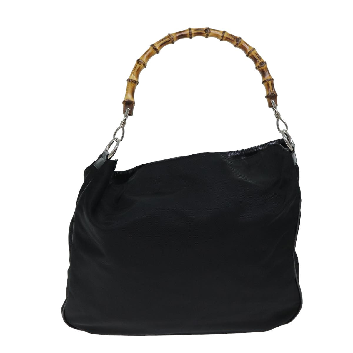 GUCCI Bamboo Shoulder Bag Nylon Brown 001 1998 1577 5 ep4477