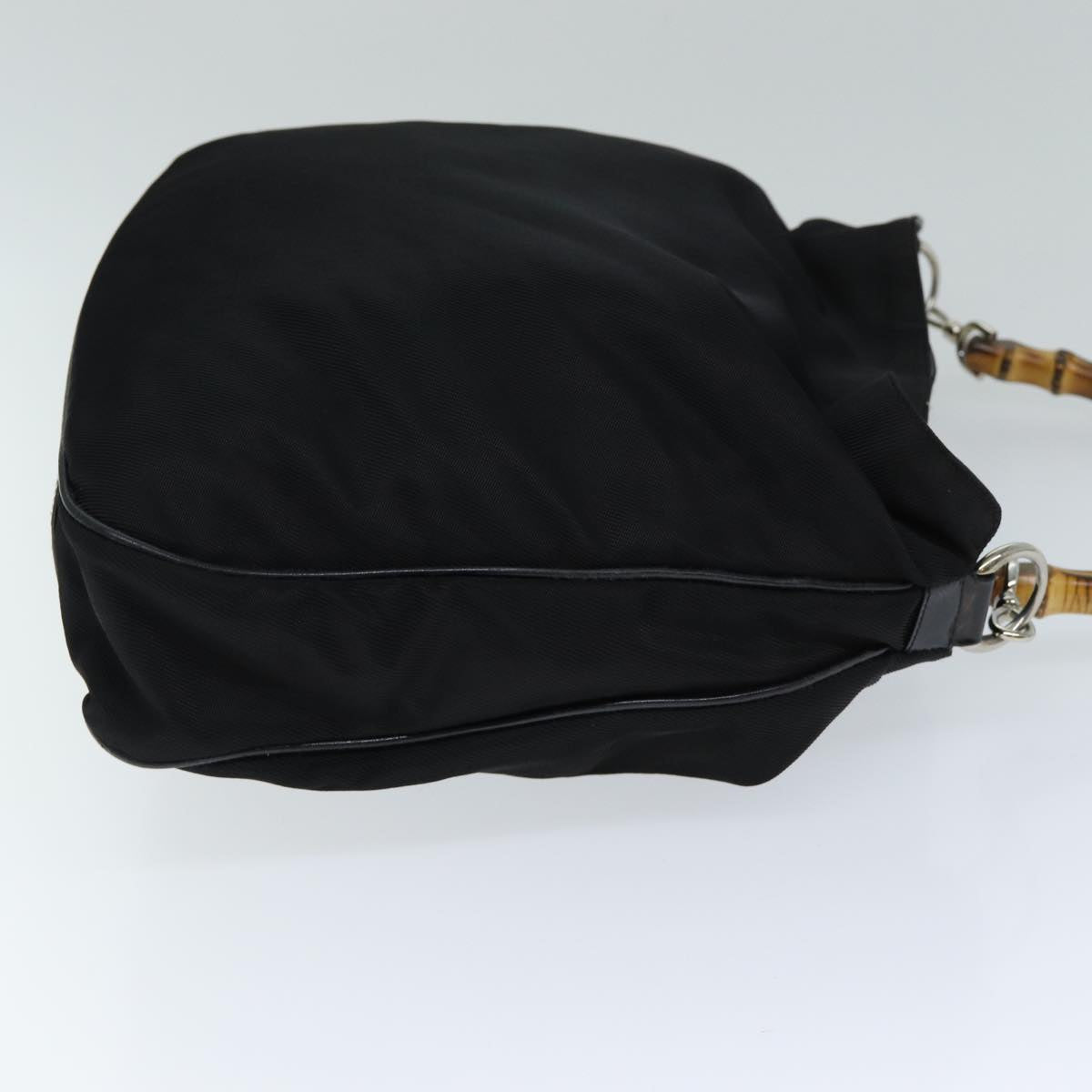 GUCCI Bamboo Shoulder Bag Nylon Brown 001 1998 1577 5 ep4477